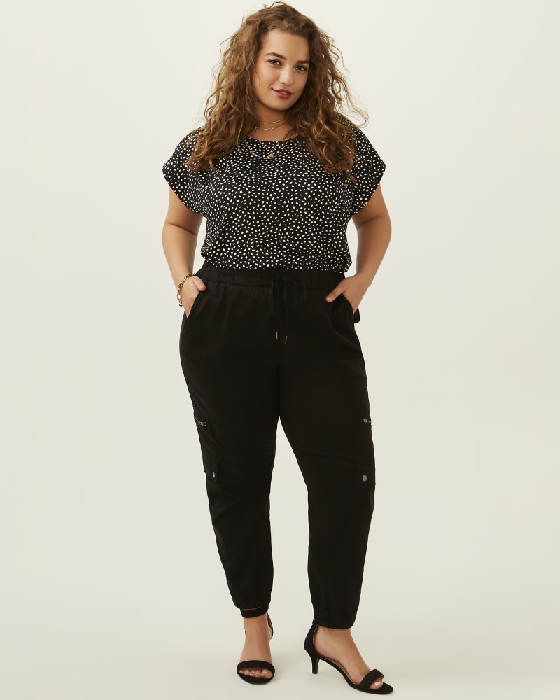 Plus size model with apple body shape wearing  by BRIGGS | Dia&Co | dia_product_style_image_id:196932